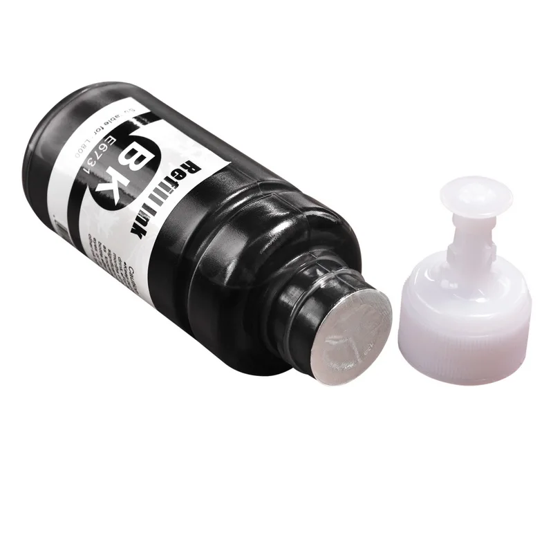Набор чернил для Epson L100 110 120 L800 801 805 355 350 362 366 550 555 566 210 222 4 шт. 70 мл|black ink refill kit|dye kitblack