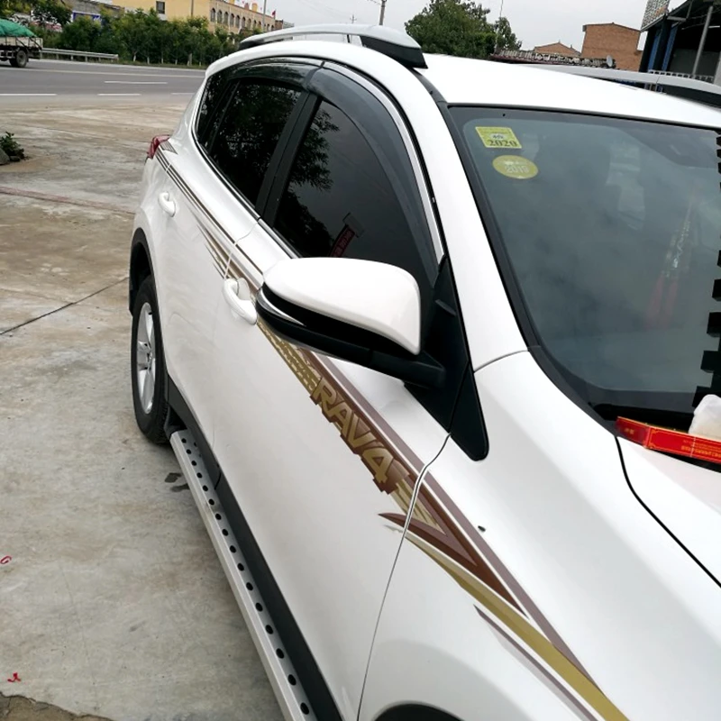 Для TOYOTA Previa RAV 4 черный Пластик оконный козырек Vent Оттенки Защита от солнца дождь дефлектор гвардии авто аксессуары 4 шт./компл