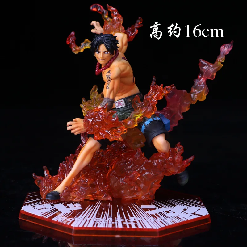 Аниме Одна деталь Figuarts нулевой Monkey D Луффи vs Portgas Ace ПВХ Рисунок Коллекционная