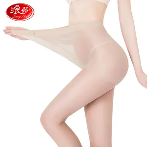 Нейлоновые колготки для женщин размера плюс 100 кг, однотонные колготки с двойной ластовицей, женские чулки большого размера, дамские колготки