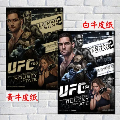 UFC MMA/крафт-бумага/наклейки на стену/постер для бара/кафе/Ретро плакат/декоративная живопись