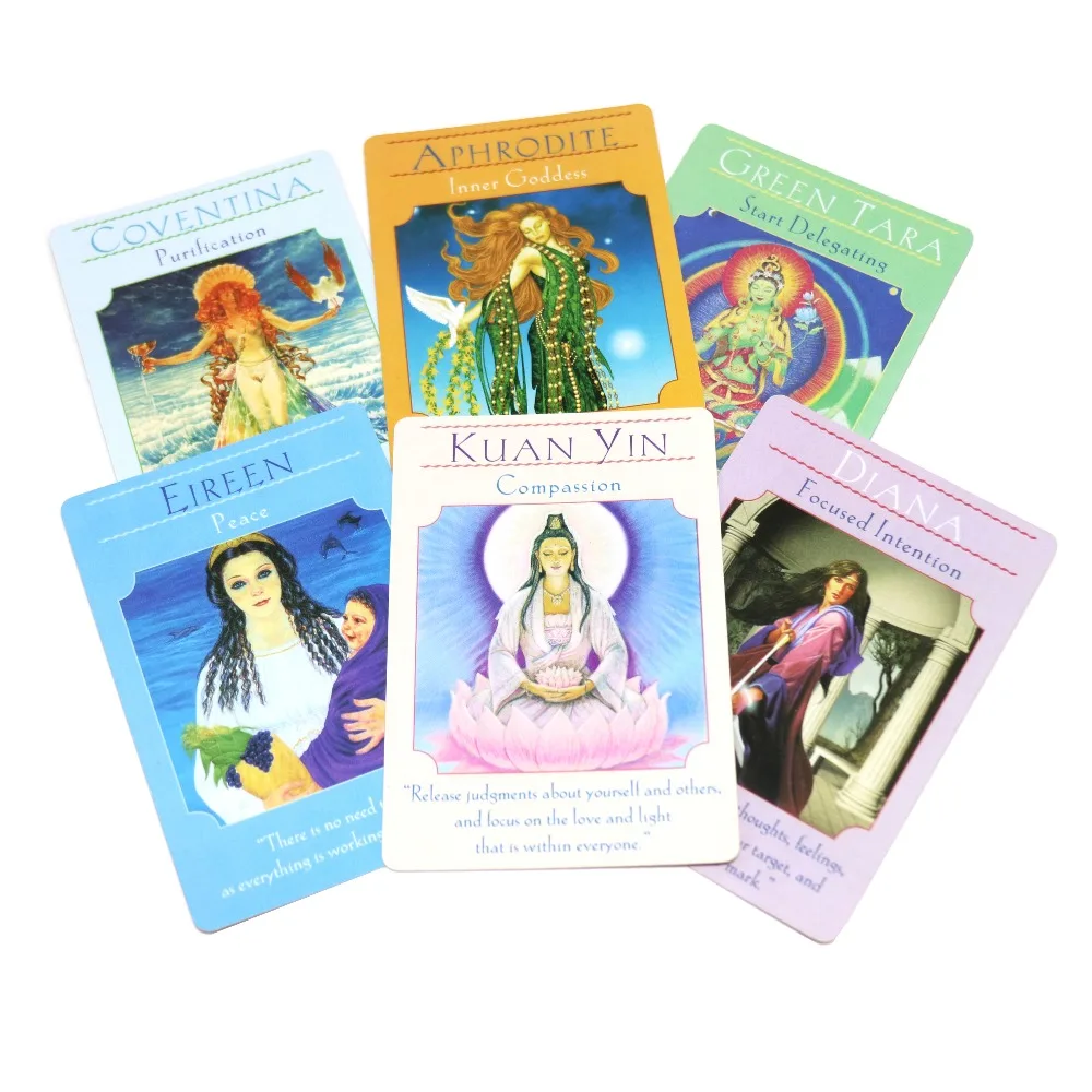 Высокое качество карточная игра красота oracle deck 44 игральные карты Таро гадание