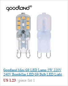 Goodland E27 светодиодный светильник 220V светодиодный лампы SMD 5730 E14 Светодиодный светильник 24 36 48 56 69 72 светодиодный s тип «Кукуруза» Люстра для дома светильник Инж