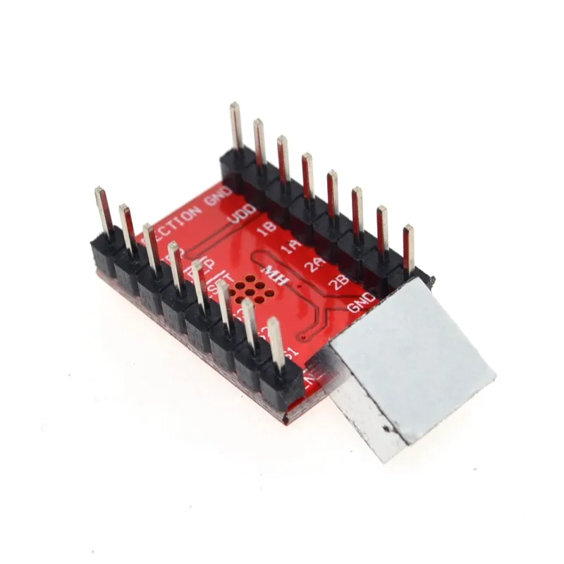 Драйвер шагового двигателя Reprap Pololu A4988 Stepstick 50 шт./Лот модуль с радиатором для 3D