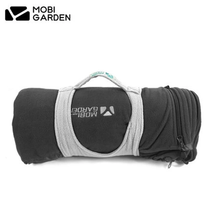 MOBI GARDEN High Quality Ultralight Fleece Sleeping Bag Outdoor Camping Warm Adults Hiking Trekking | Спорт и развлечения