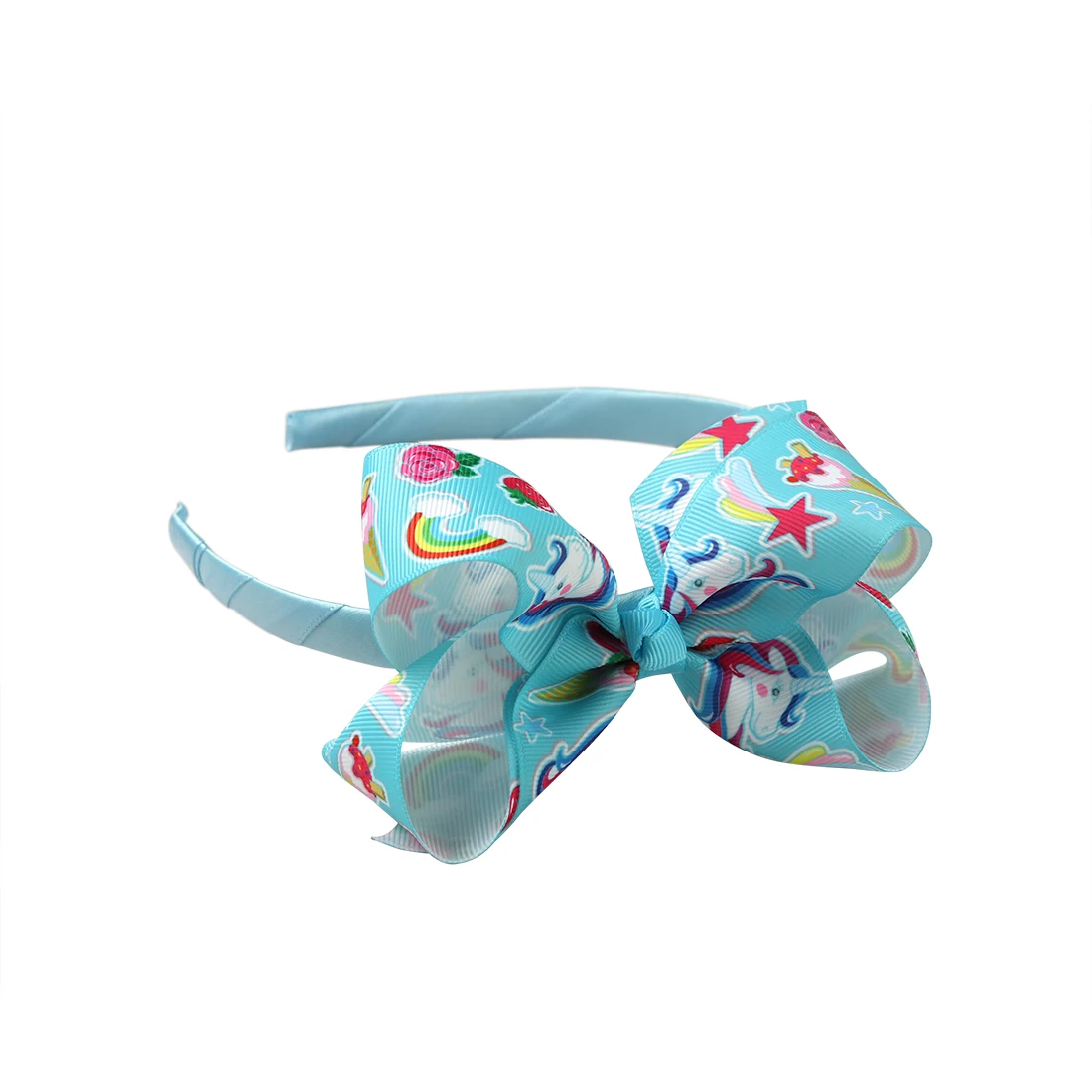 Единорог лента радуга единорог аксессуары для волос 1 шт. 4 5 дюйма|hair bows|hair bows for