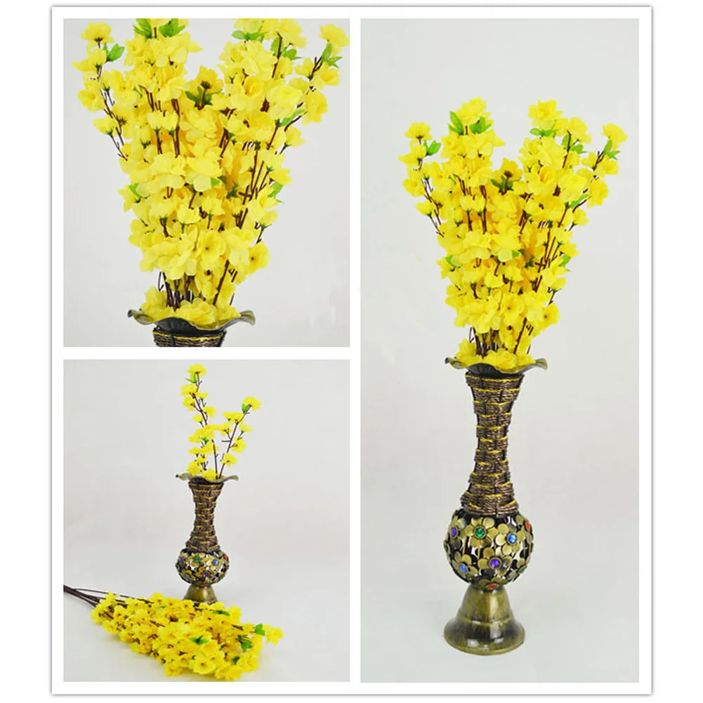 5 шт. 60 см искусственные цветы персикового цвета имитация цветка для свадьбы