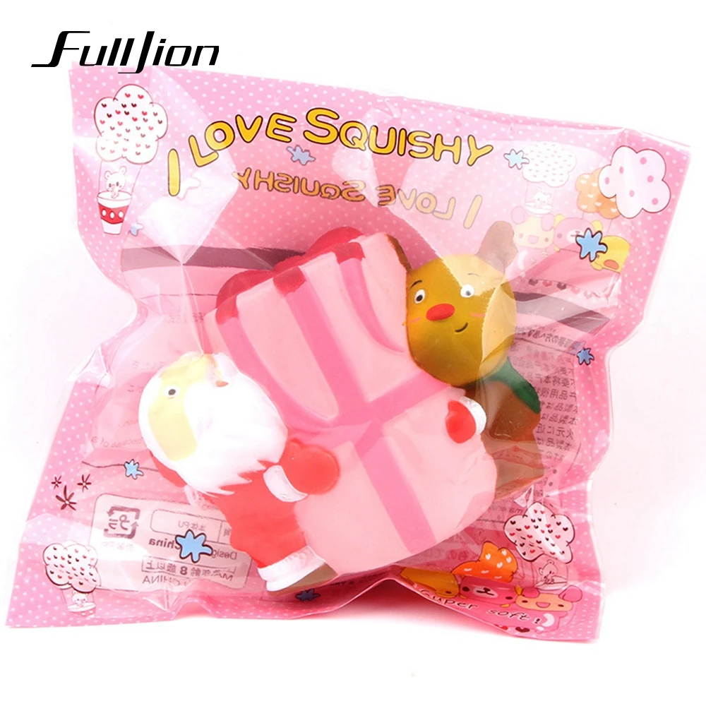 Fulljion Squishy рождественские подарки приколы розыгрышки Новинка кляп игрушки гаджет