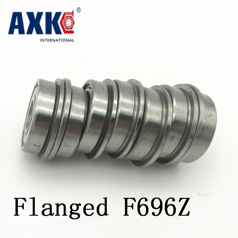 Подшипник фланцевый Axk F696zz 10 шт. 6*15*5 мм F696z F696 Zz F619/6zz | Строительство и ремонт