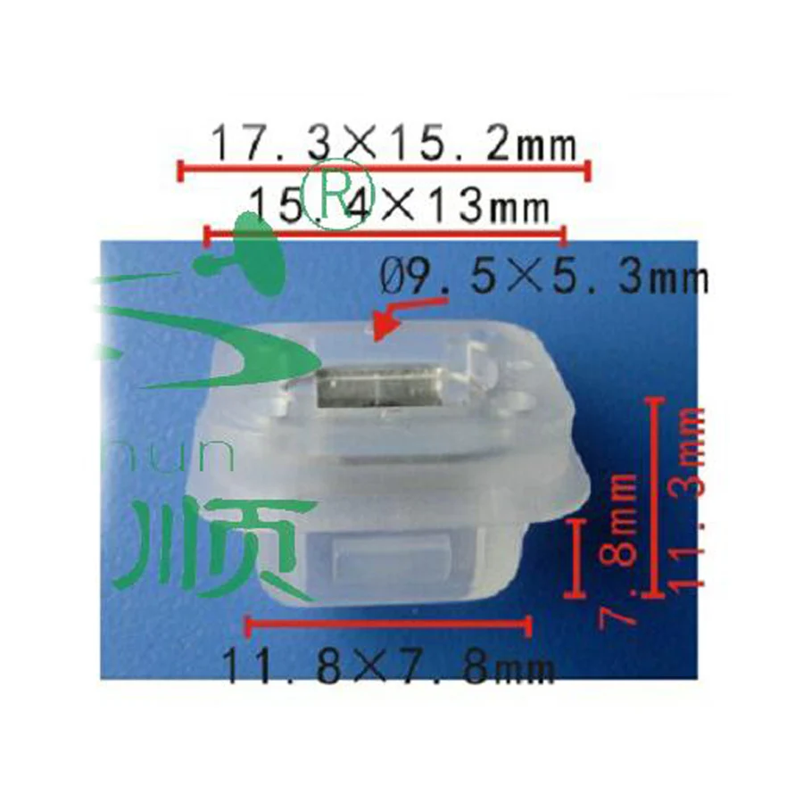 10 шт. вставка для дверной карты отделочные втулки зажимы инкрустированная