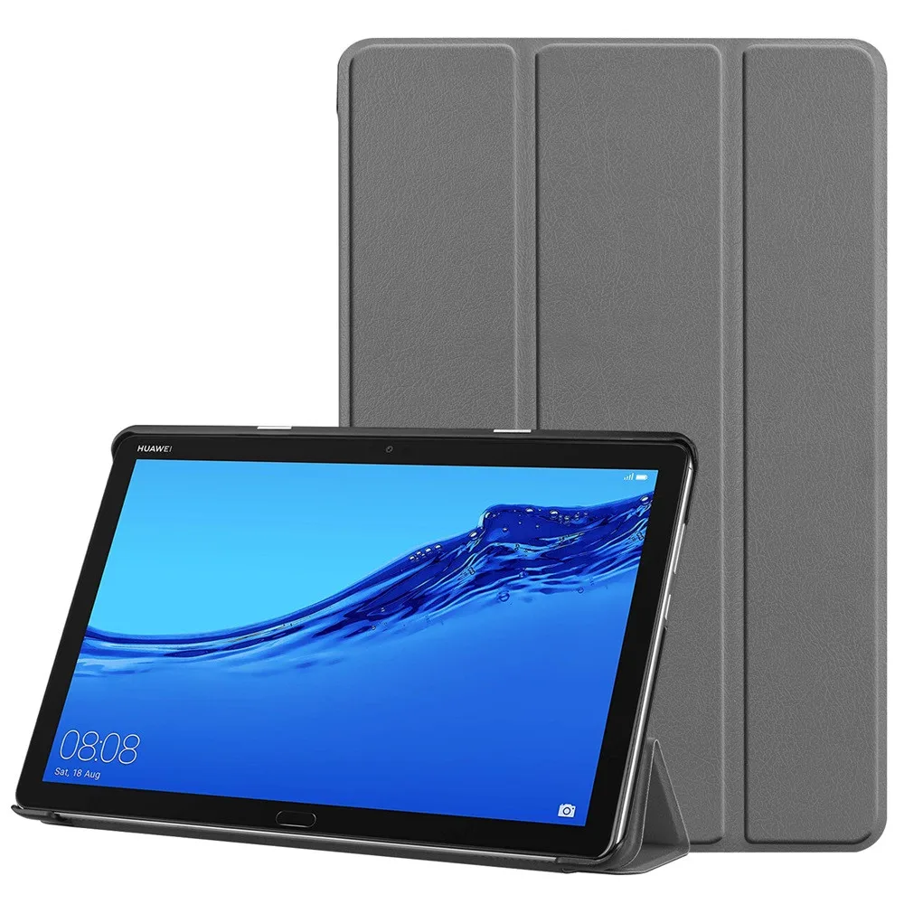 Silicone Case For Huawei Mediapad M5 10in Smart Magnetic Trifold Leather Flip Stand Cover 10in#G4 | Компьютеры и офис