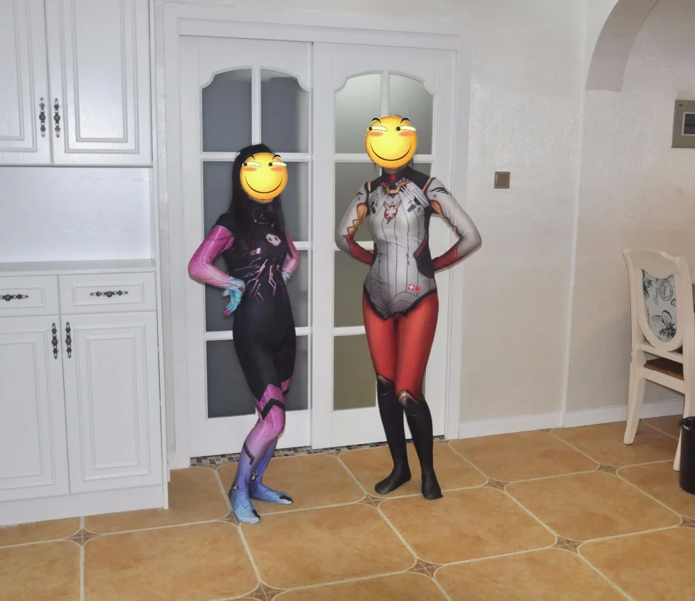 DVA над песней Hanna zentai костюм D. va Reaper Hanzo SOLDIER76 Mercy Tracer ROADHOG Косплей роковой вдовы на