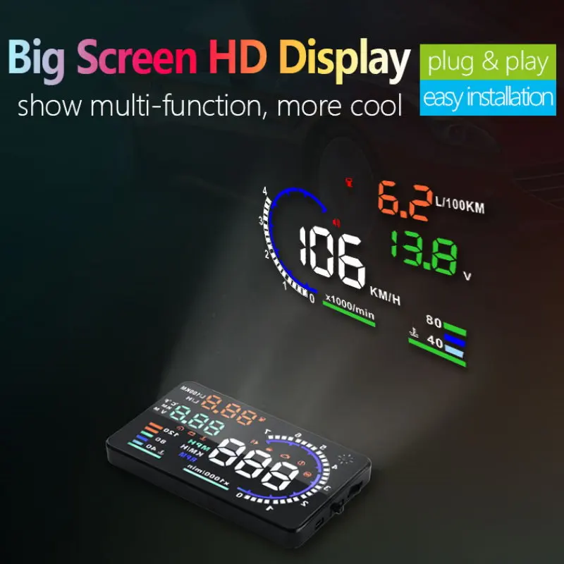 Liandlee для Audi A3 S3 RS3 2013-2018 полнофункциональный OBD автомобильный HUD проектор лобовое