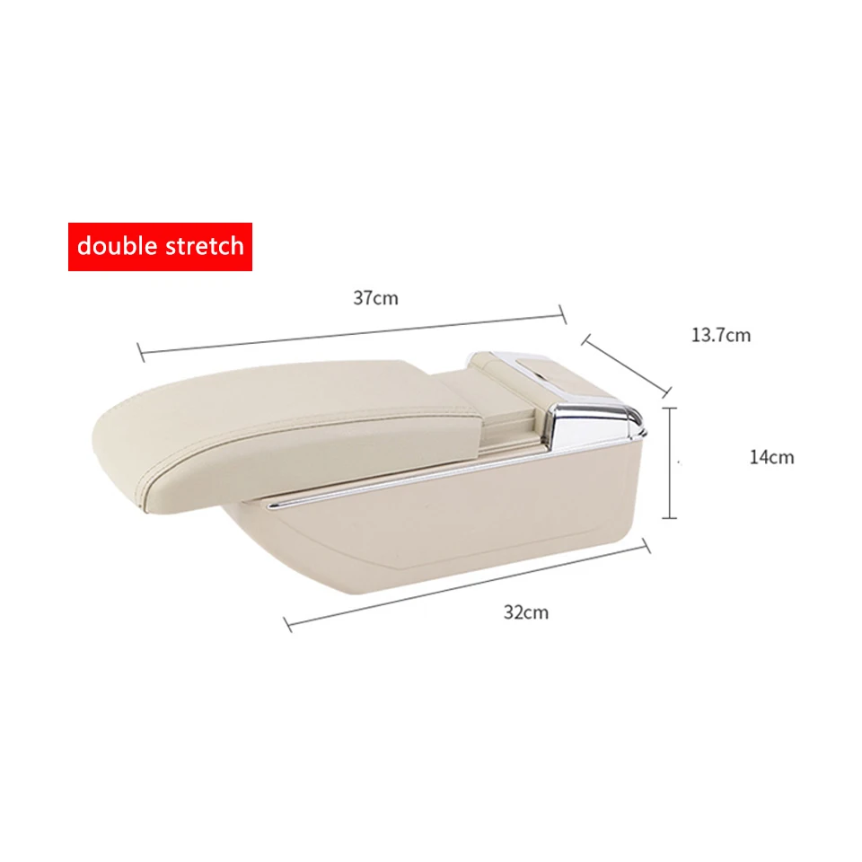 Car Modification Movable Center Console Armrest Box For Seat Leon Lbiza Skoda Octavia a5 A7 2 Rapid Kodiaq Hyundai Solaris