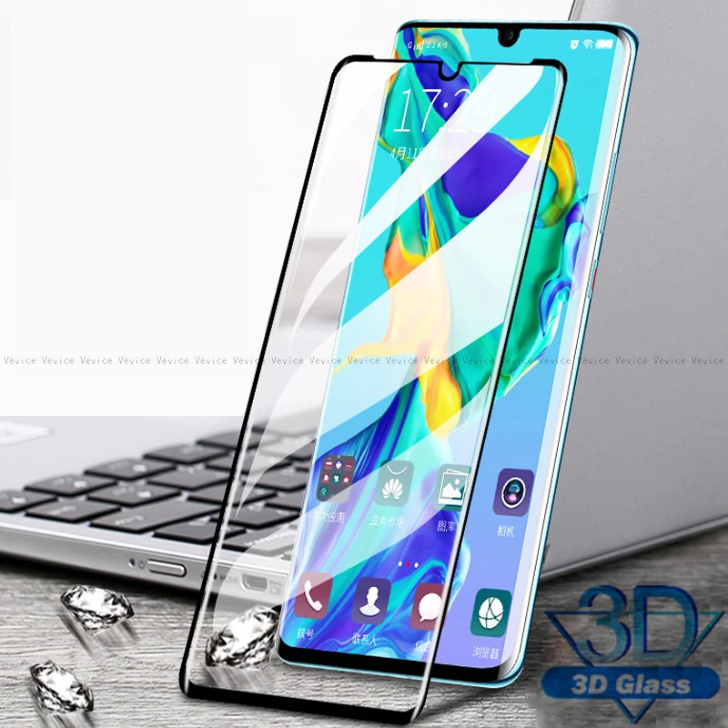 3D полное покрытие закаленное стекло для Huawei P30 Pro P20 Lite P10 Plus Защита экрана P8 P9 2017