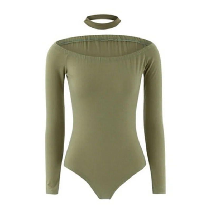 Женский комбинезон HO826057 с длинным рукавом и вырезом лодочкой|bodysuit women jumpsuit|bodysuit
