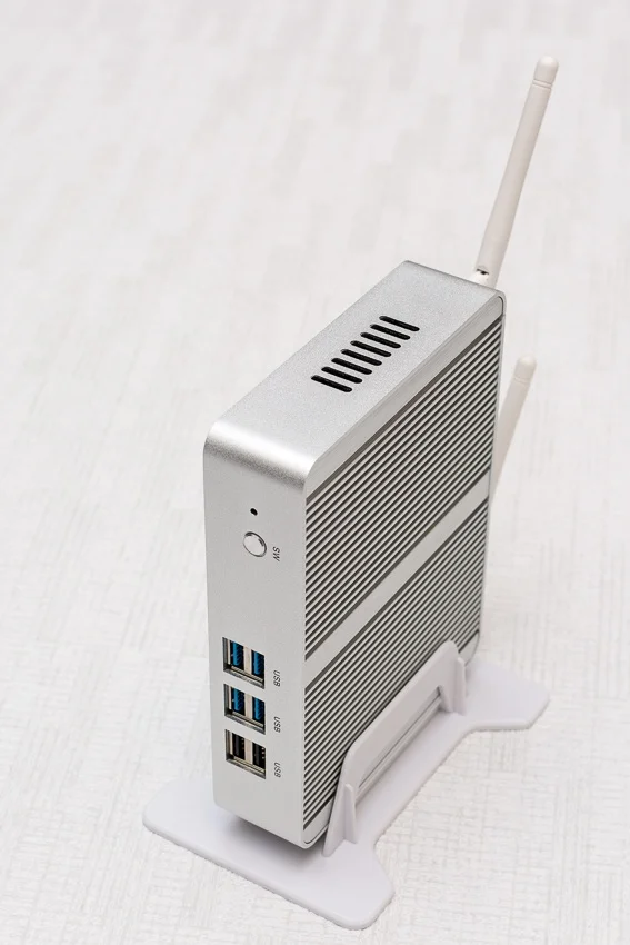 EGLOBAL Intel Core i7 5500U безвентиляторный мини ПК Windows 10 Linux Barebone Micro настольный компьютер HD