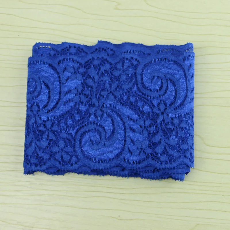 Синее эластичное кружево 9 см аксессуары для одежды сделай сам швейное