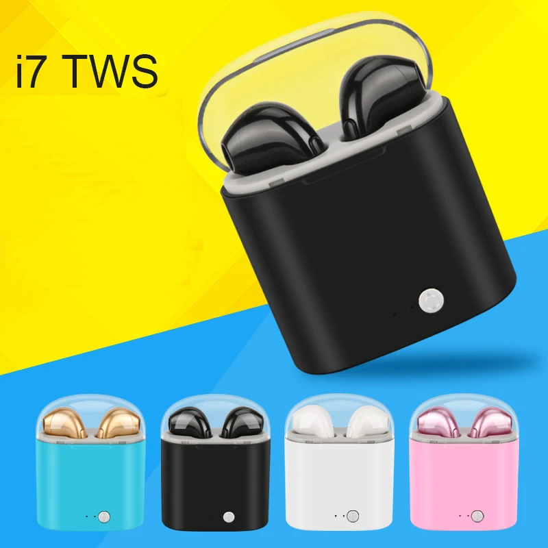 Беспроводные наушники i7s TWS беспроводные Bluetooth с чехол|Наушники и гарнитуры| |