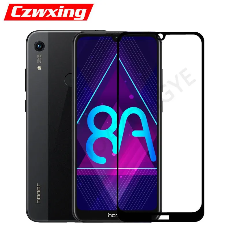 Защитное стекло для Honor 8A закаленное с полным покрытием Huawei 8A|Защитные стёкла и