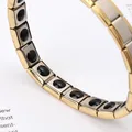Titanium Health Magnetic Therapy Bracelets 17 Pain Relief Magnets for Health Care Massage Relaxation