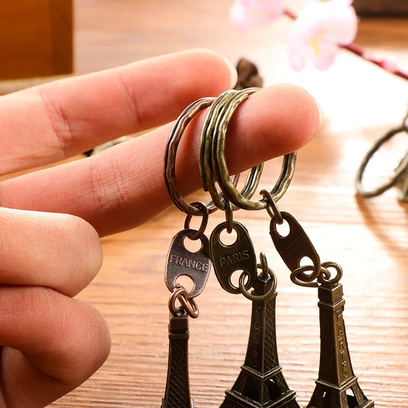 2 шт. новый модный креативный металлический брелок Париж башня Highend подарок Restor