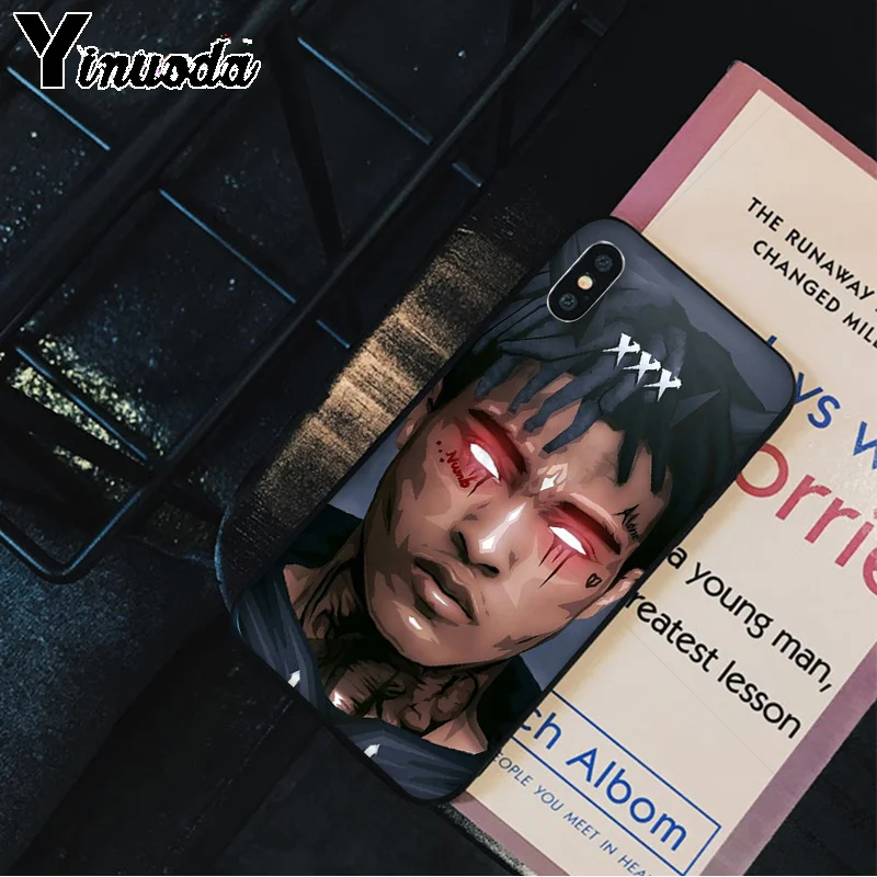 Yinuoda XXXTentacion новое поступление черный чехол для мобильного телефона iPhone 5 5Sx 6 7plus 8