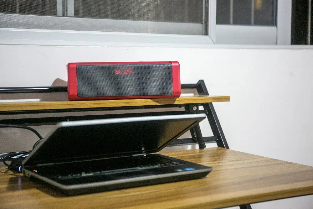 Наружная Портативная Беспроводная музыкальная коробка bluetooth-колонка с двумя