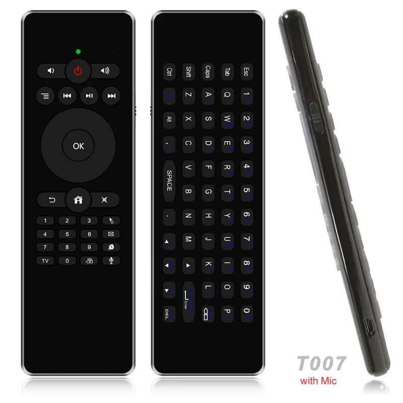 T007 2 4G Fly Air Mouse беспроводная мини клавиатура 7 видов цветов Пульт дистанционного