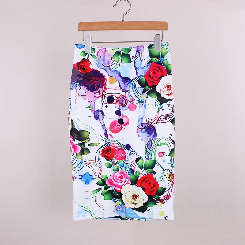 Женская юбка карандаш с цветочным принтом 2016|fashion pencil skirt|pencil skirtpencil skirt fashion |