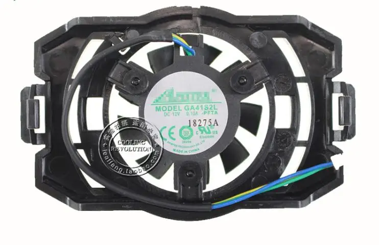 Новинка для ZOTAC GTX1060 GTX 1060 1070TI 1080 TI PLUS OC APISTEK GA41S2L PFTA PFTB PFTC DC12V GPU Вентилятор