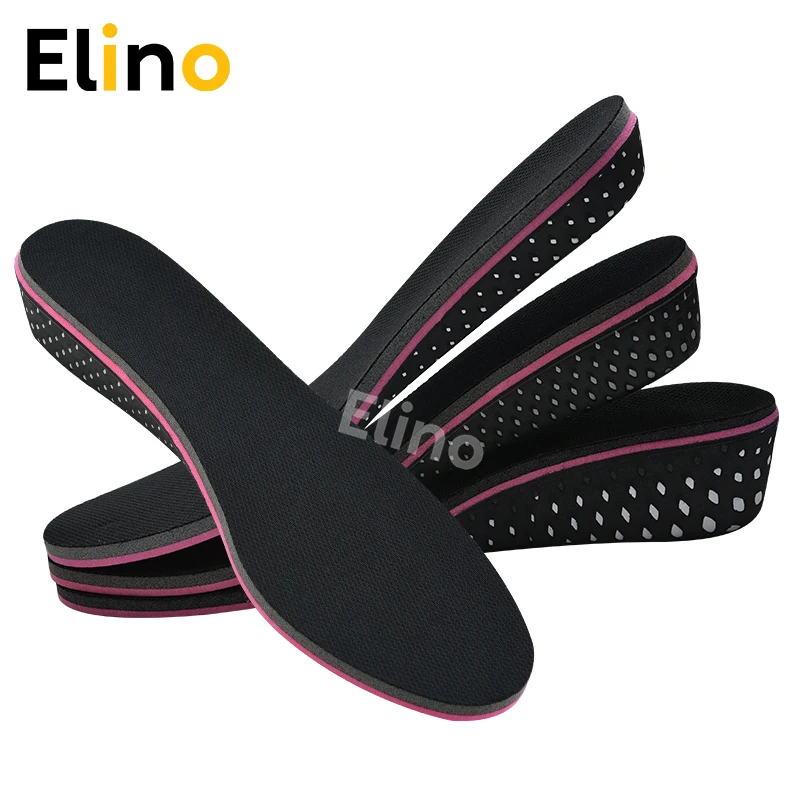 

Elino 1Pair EVA Breathable Height Increase Insole Heel Taller Shoe Pads Full Pad Anti-skid for Women 2-5cm