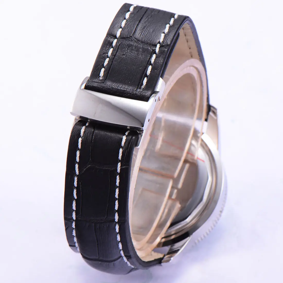 46 мм корпус из нержавеющей стали Автоматическая Мужская Дата наручные часы