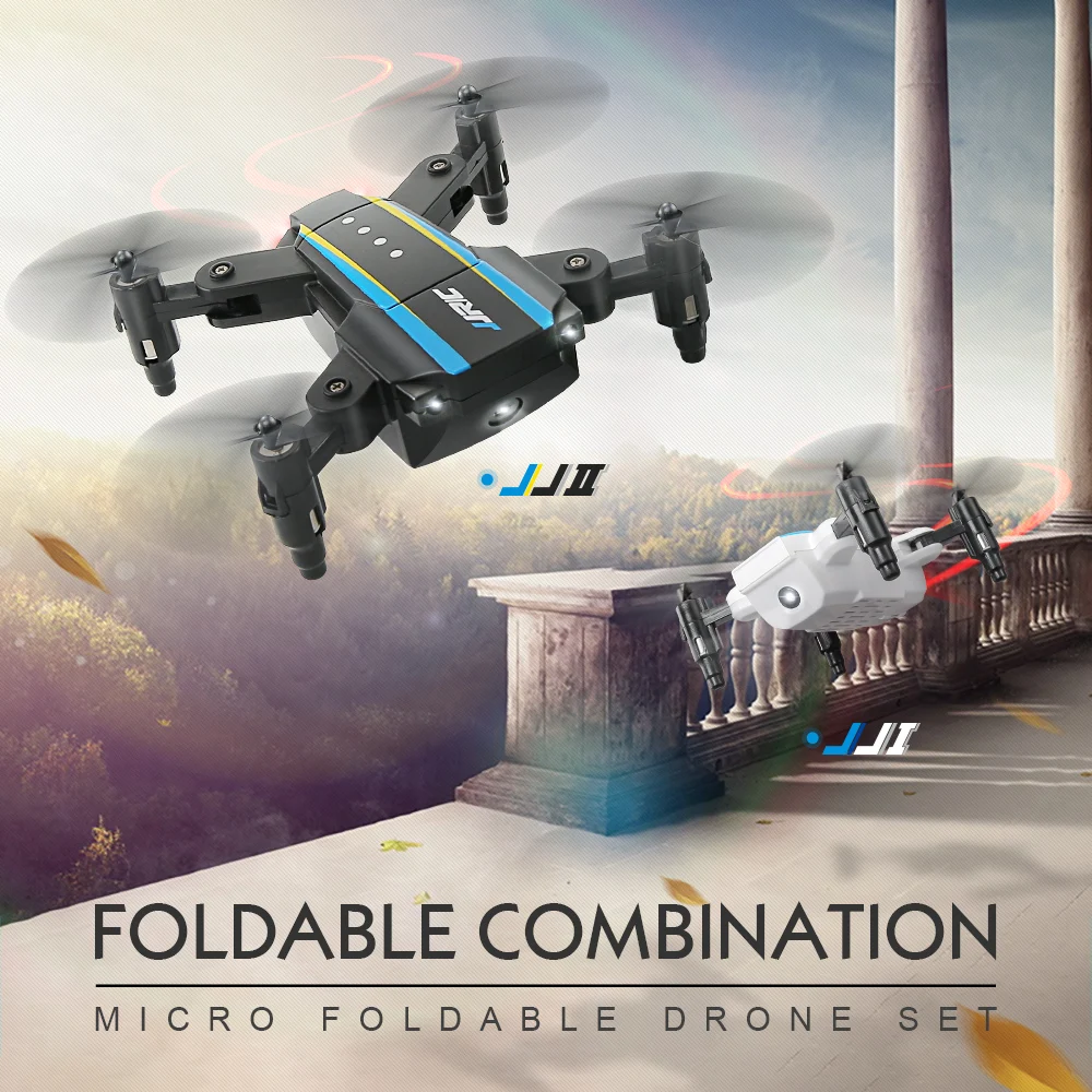 

2Pcs/Set JJRC H345 2.4G 4CH 6Axis Mini Drone Foldable Mini Drone Quadcopter Altitude Hold Mode Dual-aircraft RC Helicopter