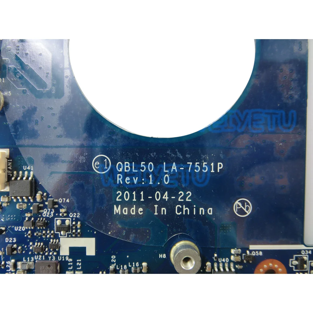 Материнская плата K43T/LA 7551P для ноутбука ASUS K43T K43TA K43TK X43T материнская REV 1 0 100%