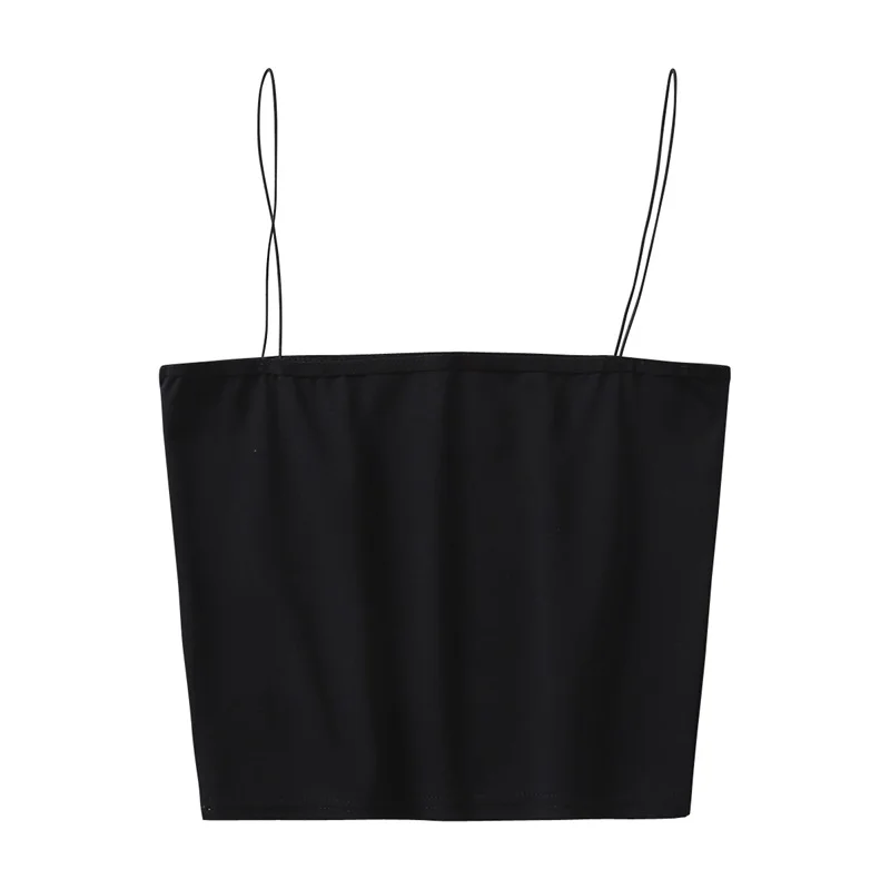 Женский укороченный топ бандо базовый топ|Топы| |