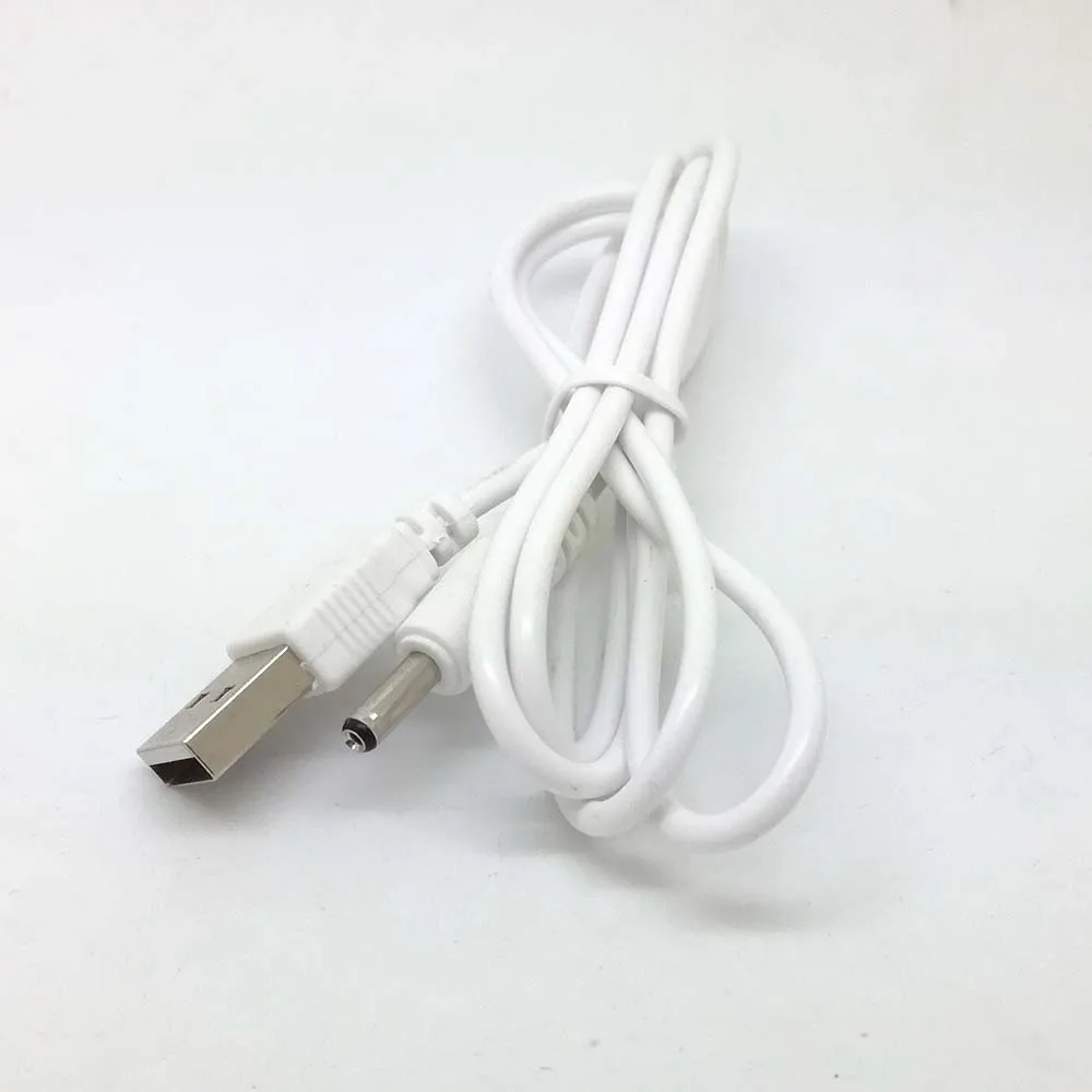 Новый Белый ПК USB папа до 5 В DC 3 мм x 1 35 бочка Разъем Кабель питания Шнур _ зарядный