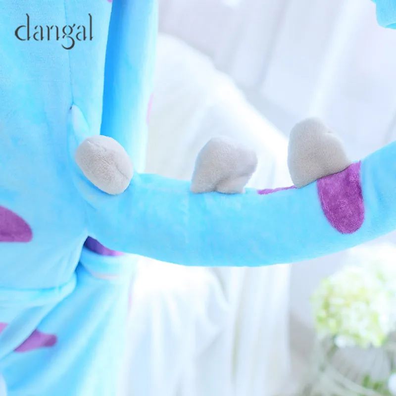 Кигуруми Университет монстров узор в горошек для детей и взрослых Kigurumi Пижама с