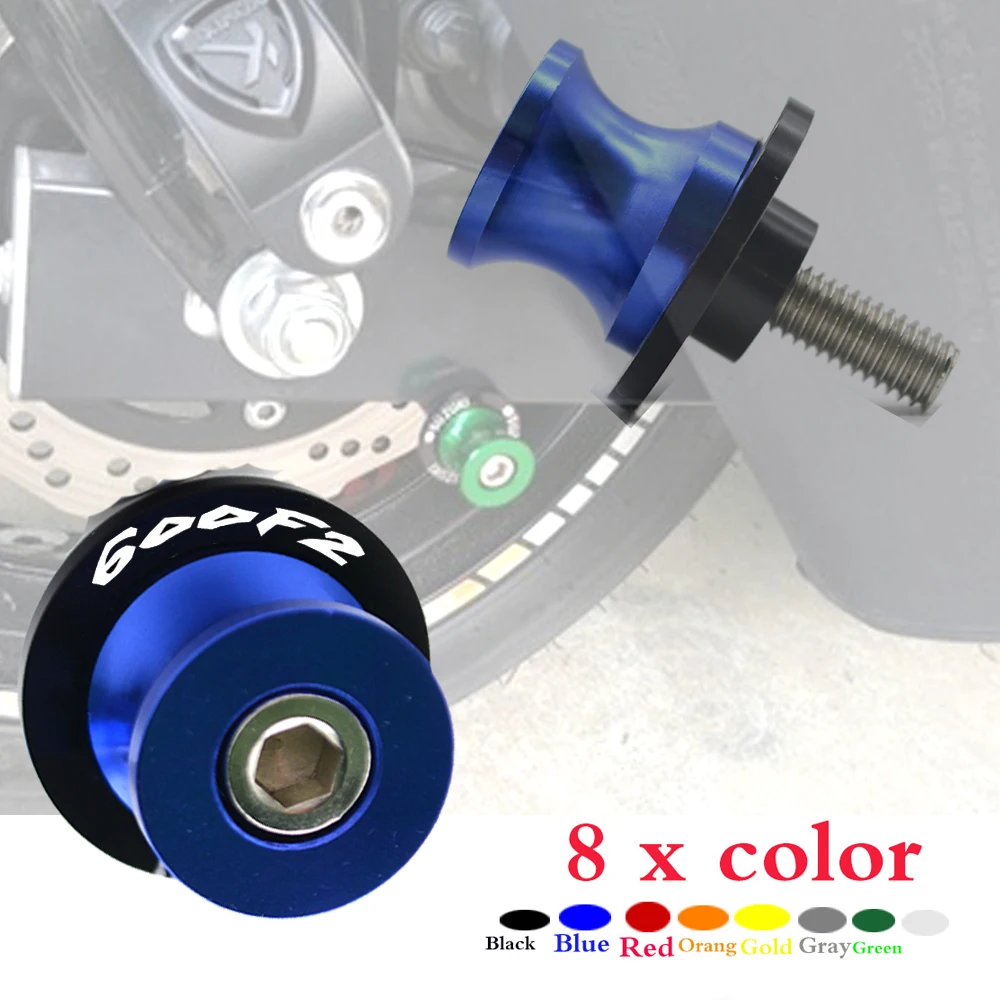 

For Honda CBR600 CBR 600 F2 8mm Motorcycle Swingarm Spools Slider Swingarm Stand Screws Slider Protector