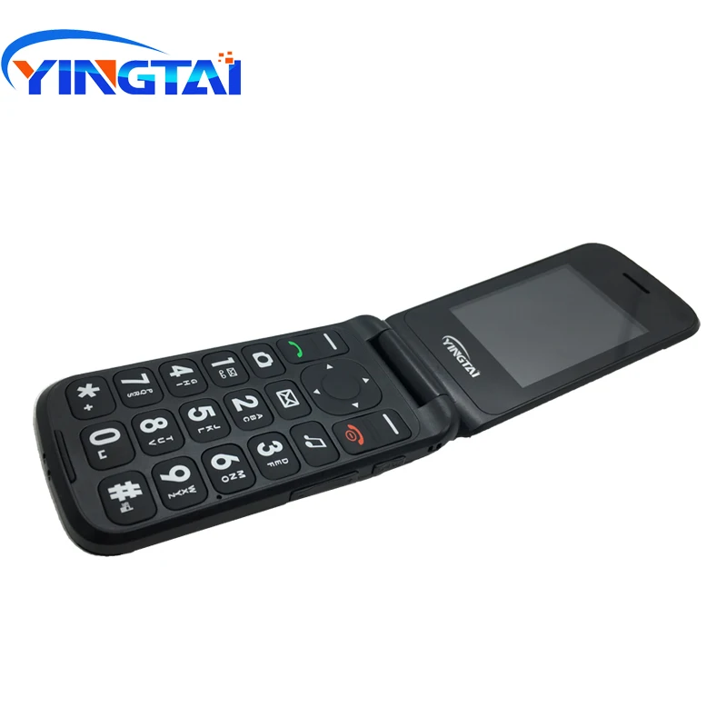 YINGTAI T21 3g MTK6276 флип для старшего телефона большая клавиатура/кнопки SOS 800 мАч 2,4 дюйма с настольным зарядным устройством раскладушка для мобильного телефона