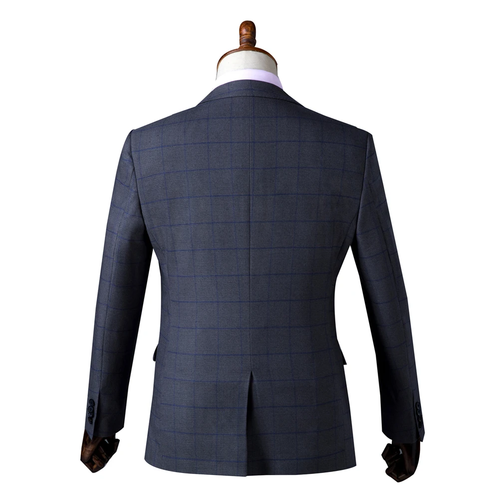 OSCN7 2019 клетчатые Костюмы Под заказ для мужчин Slim Fit Свадебная вечеринка мужской s