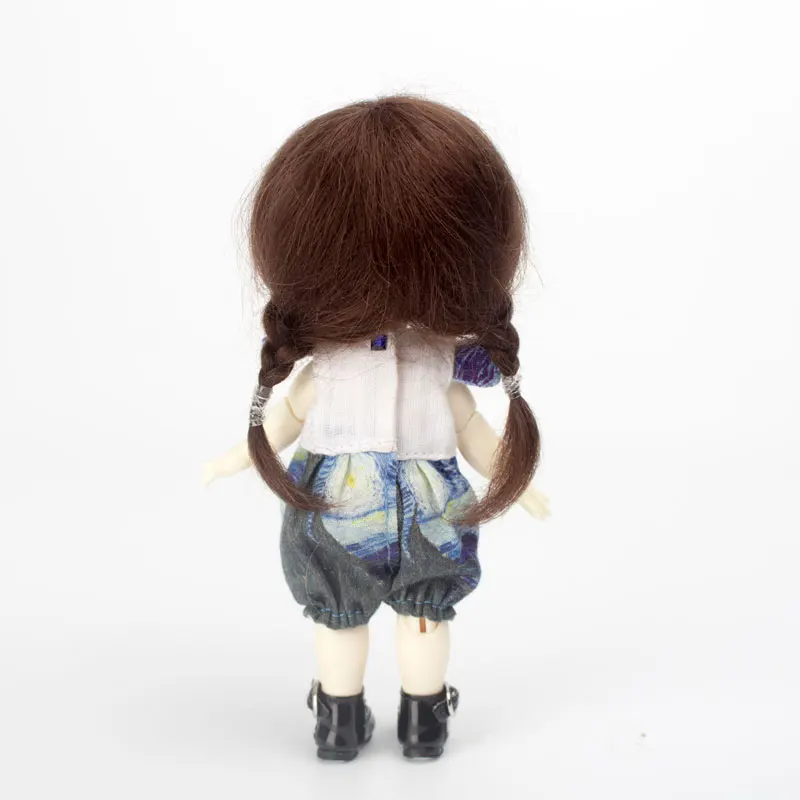 1/8 BJD кукла парик мохер материал для 5 до 6 дюймов окружность головы кукла голова ob11 кукла парик кукла аксессуары
