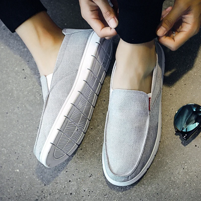 Летняя Тканевая обувь в стиле Старый Пекин Мужская дышащая повседневная