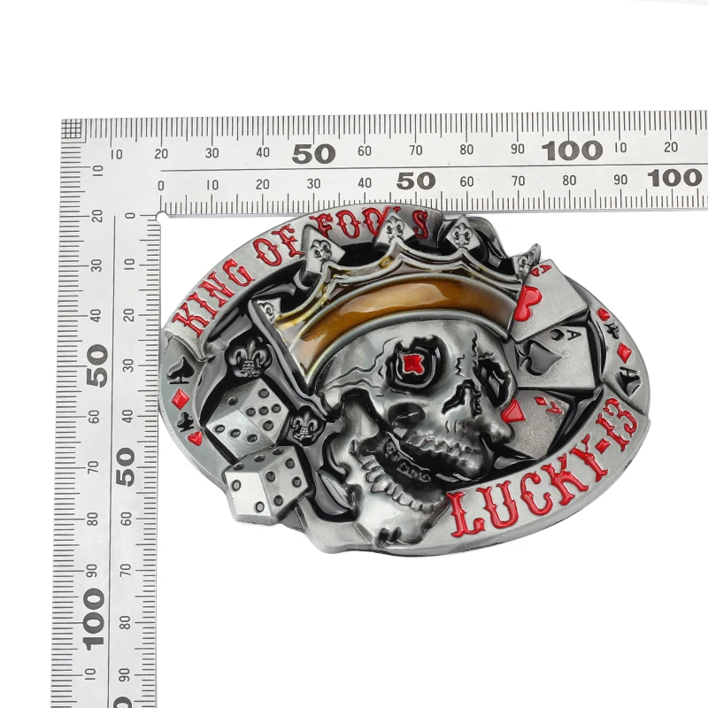 Пряжка для ремня lucky 13 с черепом мужских джинсов|belt buckles for men|skull belt bucklebelts |