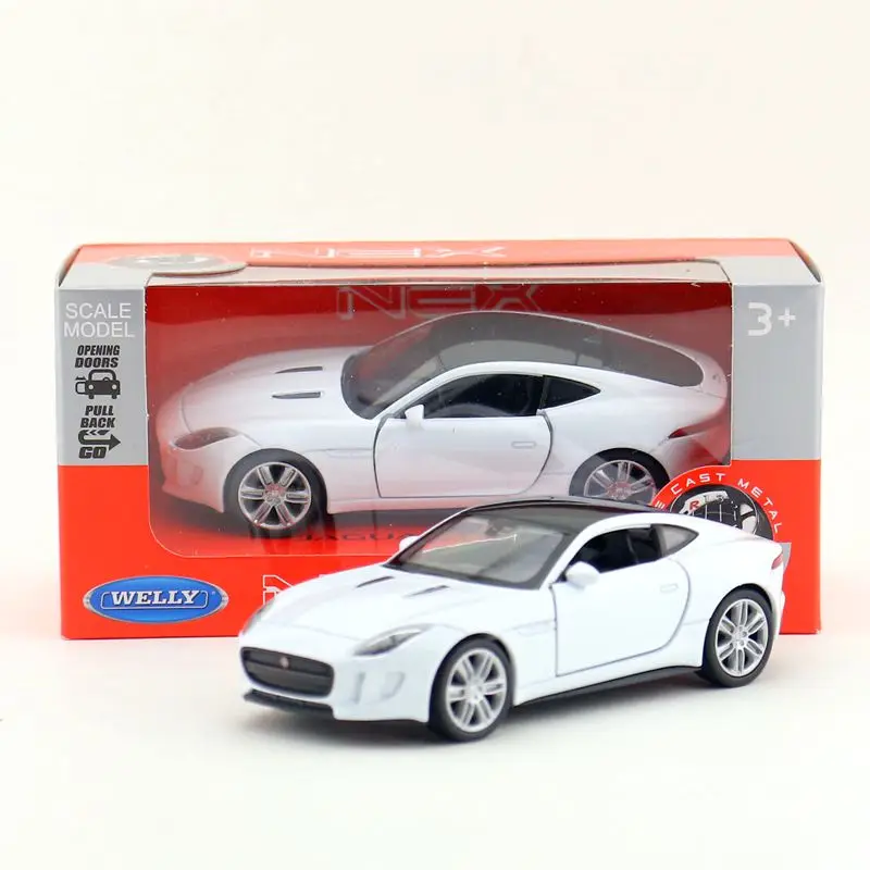 

Литая металлическая модель Welly, масштаб 1:36, JAGUAR F-TYPE COUPE, игрушечный автомобиль, образовательная коллекция, детский подарок, коллекция