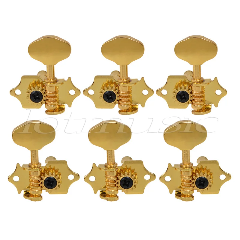 Прищепки для тюнинга гитары 6 золотых тюнеров головка замены sta tite|tuner machine heads|machine headgold tuners |