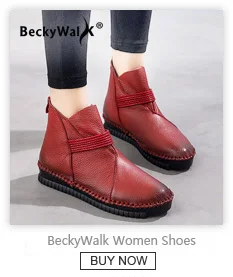BeckyWalk/женские сапоги; женские облегающие зимние высокие сапоги; водонепроницаемые теплые зимние сапоги для девочек; женская обувь; женские теплые сапоги; botas mujer; WSH3105