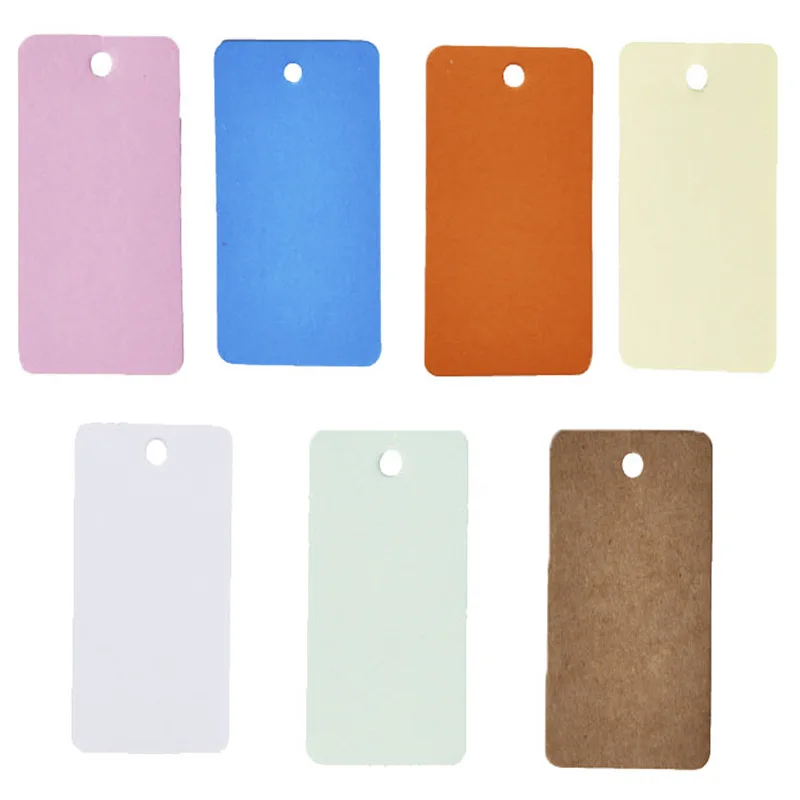 100 шт. сделай сам замеченная Милая Мини карточка из крафтовой бумаги 7x4 см