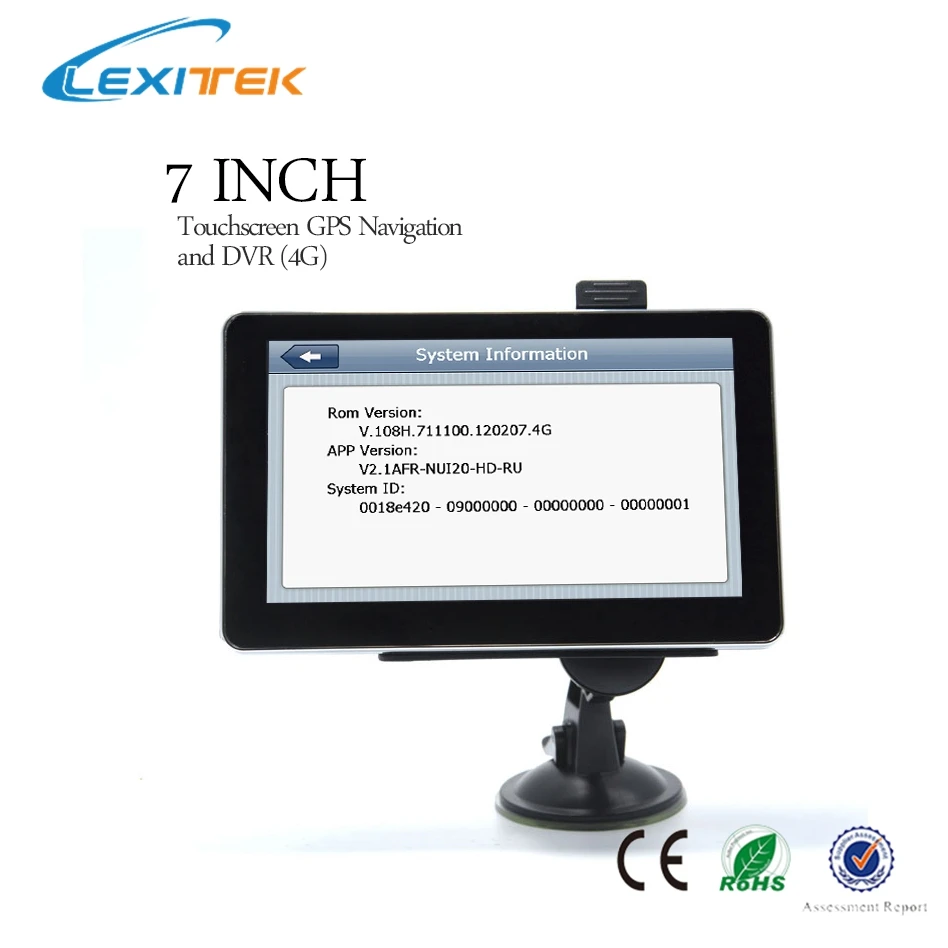 7 дюймовый автомобильный gps навигационная система DVR Регистраторы 128 Mb 8 Gb грузовик