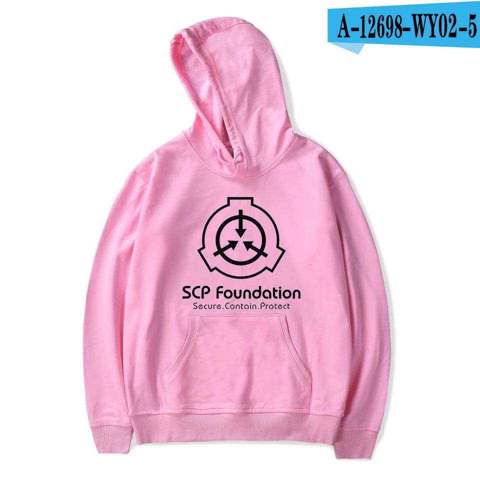 As shown Scp Foundation Последняя мода повседневная толстовка с капюшоном крутая Harajuku с круглым вырезом Мужская Женская нейтральная рубашка толстовка с капюшоном - Цвет: As shown